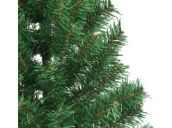 vidaXL Künstlicher Halber Weihnachtsbaum mit Ständer Grün 240 cm PVC