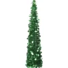 vidaXL Künstlicher Pop-Up-Weihnachtsbaum Grün 150 cm PET