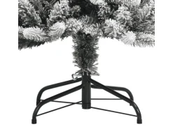 vidaXL Künstlicher Weihnachtsbaum Beschneit 210 cm PVC PE