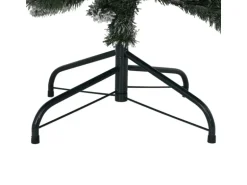 vidaXL Künstlicher Weihnachtsbaum Beschneit 210 cm PVC PE