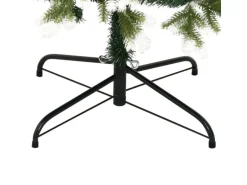 vidaXL Künstlicher Weihnachtsbaum Klappbar Beschneit 180 cm Modell 2
