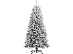 vidaXL Künstlicher Weihnachtsbaum Beschneit 120 cm PVC&PE