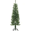 vidaXL Künstlicher Weihnachtsbaum mit Ständer Schlank 120 cm PE