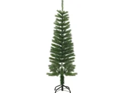 vidaXL Künstlicher Weihnachtsbaum mit Ständer Schlank 120 cm PE