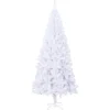 vidaXL Künstlicher Weihnachtsbaum L 240 cm Weiß