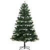 vidaXL Künstlicher Weihnachtsbaum Klappbar Beschneit 210 cm Modell 2