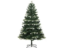 vidaXL Künstlicher Weihnachtsbaum Klappbar Beschneit 210 cm Modell 2