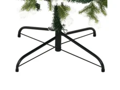 vidaXL Künstlicher Weihnachtsbaum Klappbar Beschneit 210 cm Modell 2