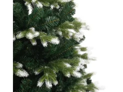 vidaXL Künstlicher Weihnachtsbaum Klappbar Beschneit 210 cm Modell 2