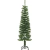vidaXL Künstlicher Weihnachtsbaum mit Ständer Schlank 150 cm PE