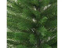 vidaXL Künstlicher Weihnachtsbaum mit Ständer Schlank 150 cm PE