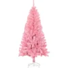 vidaXL Künstlicher Weihnachtsbaum mit Ständer Rosa 150 cm PVC