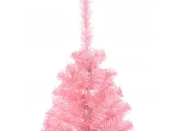 vidaXL Künstlicher Weihnachtsbaum mit Ständer Rosa 150 cm PVC