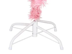 vidaXL Künstlicher Weihnachtsbaum mit Ständer Rosa 150 cm PVC