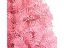 vidaXL Künstlicher Weihnachtsbaum mit Ständer Rosa 150 cm PVC
