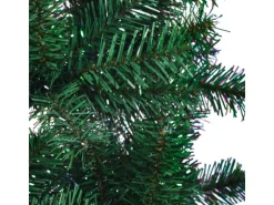 vidaXL Künstlicher Weihnachtsbaum Schillernde Spitzen Grün 150 cm PVC