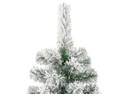 vidaXL Künstlicher Weihnachtsbaum Klappbar Beschneit 180 cm Modell 4