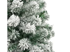 vidaXL Künstlicher Weihnachtsbaum Klappbar Beschneit 180 cm Modell 4