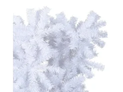 vidaXL Künstlicher Weihnachtsbaum mit Ständer Umgekehrt Weiß 240 cm