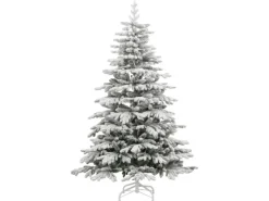 vidaXL Künstlicher Weihnachtsbaum Klappbar Beschneit 180 cm Modell 5