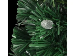 vidaXL Künstlicher Weihnachtsbaum mit StänderLED 150 cm Fiberoptik