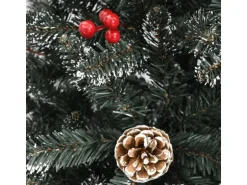 vidaXL Künstlicher Weihnachtsbaum mit Ständer Grün 180 cm PVC