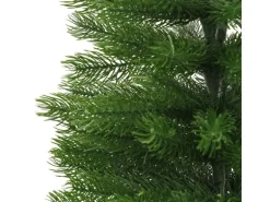 vidaXL Künstlicher Weihnachtsbaum mit Ständer Schlank 210 cm PE