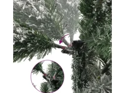 vidaXL Künstlicher Weihnachtsbaum Klappbar Beschneit 120 cm Modell 4