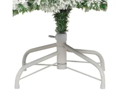 vidaXL Künstlicher Weihnachtsbaum Klappbar Beschneit 210 cm Modell 4