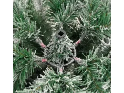 vidaXL Künstlicher Weihnachtsbaum Klappbar Beschneit 210 cm Modell 4