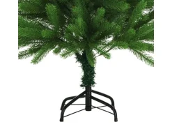 vidaXL Künstlicher Weihnachtsbaum Naturgetreue Nadeln 120 cm Grün
