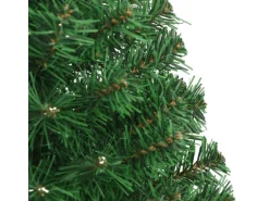 vidaXL Künstlicher Weihnachtsbaum mit Dicken Zweigen Grün 150 cm PVC