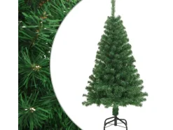 vidaXL Künstlicher Weihnachtsbaum mit Dicken Zweigen Grün 150 cm PVC