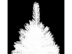 vidaXL Künstlicher Weihnachtsbaum Naturgetreue Nadeln Weiß 240 cm