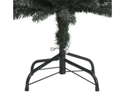 vidaXL Künstlicher Weihnachtsbaum mit Ständer Schlank Grün 150 cm PVC