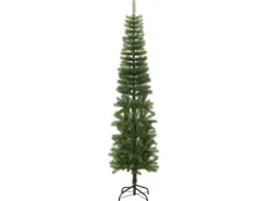 vidaXL Künstlicher Weihnachtsbaum mit Ständer Schlank 240 cm PE
