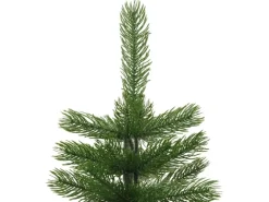 vidaXL Künstlicher Weihnachtsbaum mit Ständer Schlank 240 cm PE