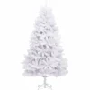 vidaXL Künstlicher Weihnachtsbaum Klappbar mit Ständer Weiß 240 cm