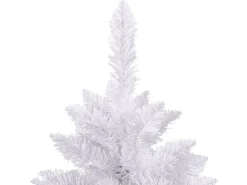 vidaXL Künstlicher Weihnachtsbaum Klappbar mit Ständer Weiß 240 cm