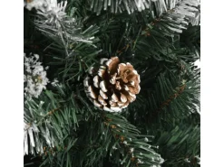 vidaXL Künstlicher Weihnachtsbaum mit Ständer Grün 240 cm PVC Modell 1