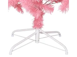 vidaXL Künstlicher Weihnachtsbaum mit Ständer Rosa 180 cm PVC