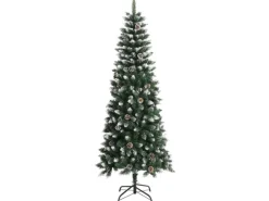 vidaXL Künstlicher Weihnachtsbaum mit Ständer Grün 210 cm PVC Modell 1