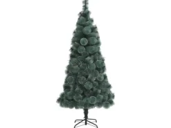 vidaXL Künstlicher Weihnachtsbaum mit Ständer Grün 180 cm PET
