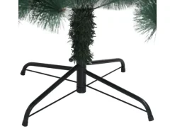 vidaXL Künstlicher Weihnachtsbaum mit Ständer Grün 180 cm PET