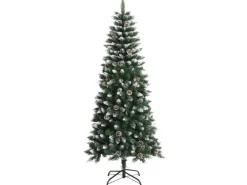 vidaXL Künstlicher Weihnachtsbaum mit Ständer Grün 150 cm PVC Modell 1