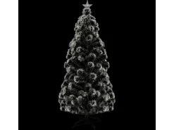 vidaXL Künstlicher Weihnachtsbaum mit StänderLED 150 cm Fiberoptik Modell 1
