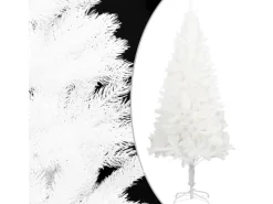 vidaXL Künstlicher Weihnachtsbaum Naturgetreue Nadeln Weiß 120 cm