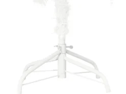 vidaXL Künstlicher Weihnachtsbaum Naturgetreue Nadeln Weiß 120 cm