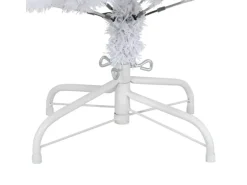 vidaXL Künstlicher Weihnachtsbaum Klappbar mit Ständer Weiß 120 cm