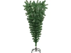 vidaXL Künstlicher Weihnachtsbaum mit Ständer Umgekehrt Grün 120 cm